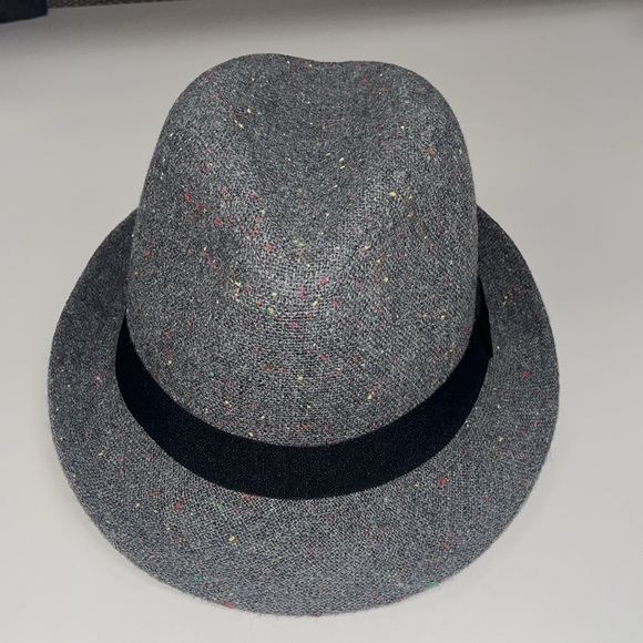 Goodfellow & Co unisex grey flecked fedora hat size L/XL - Picture 2 of 8